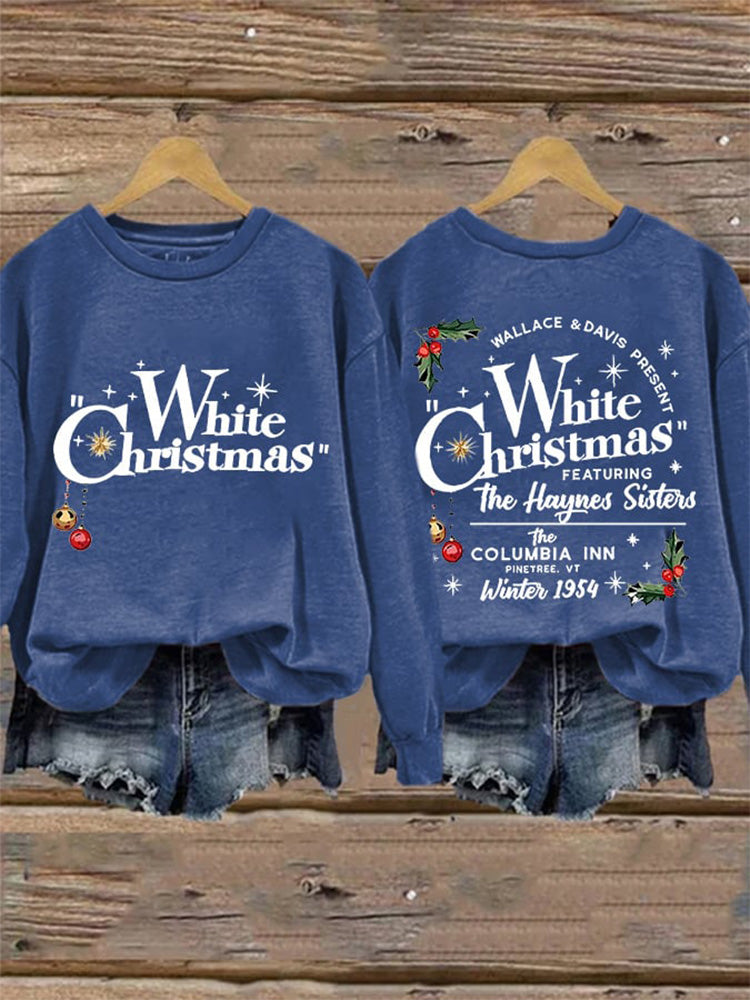 Comstylish Women's Christmas Print Casual Sweatshirt