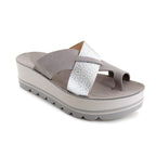 MW | Stilvolle Plateausandalen mit gekreuzten Riemen